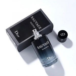 dior sauvage eau de parfum 3.4 ounce citrus & woody scent for men （(exp 03/26)
