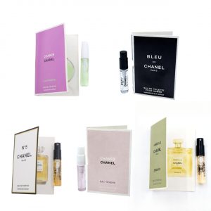 chanel perfume 2ml×5pcs encounter / miss coco / azure and other classic optional experience packs