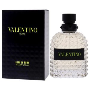 valentino uomo born in roma yellow dream for men 3.4 oz edt spray