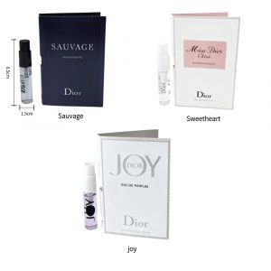 dior perfume sample set woody spice + sweet candy + joyful floral, unisex fragrance collection for him & her pack of 3